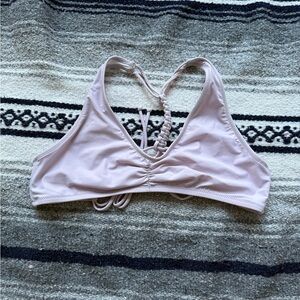 Elegant Light Pink Bikini Top